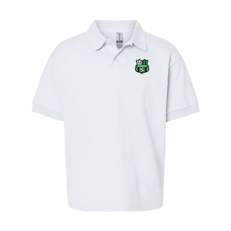 Youth U.S. Sassuolo Soccer Gildan Dry Blend Jersey Polo